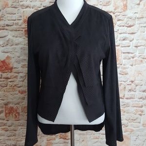 Nine West Jeans Perforated  Front Jacket